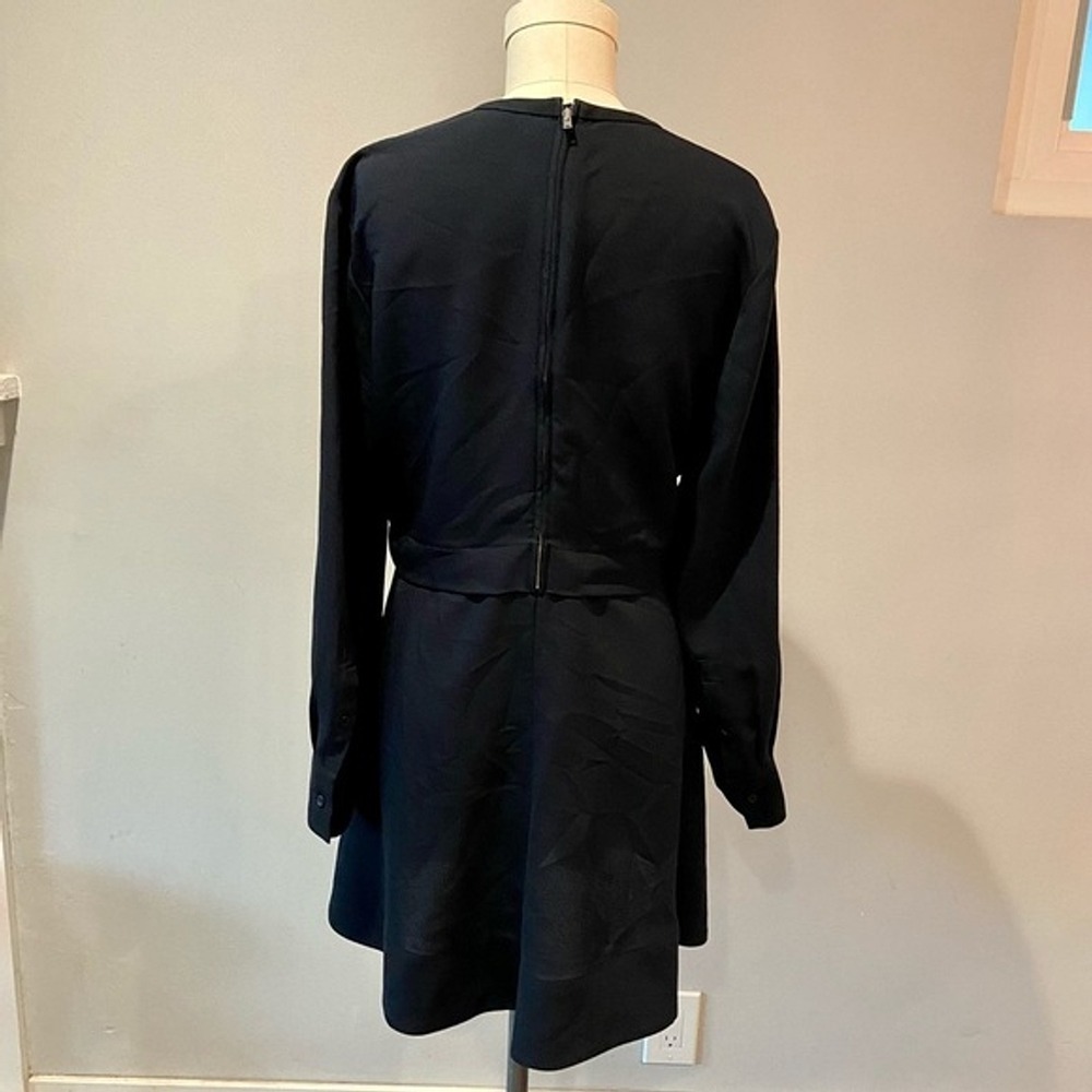 IRO Navy long sleeve dress - Picture 2 of 2